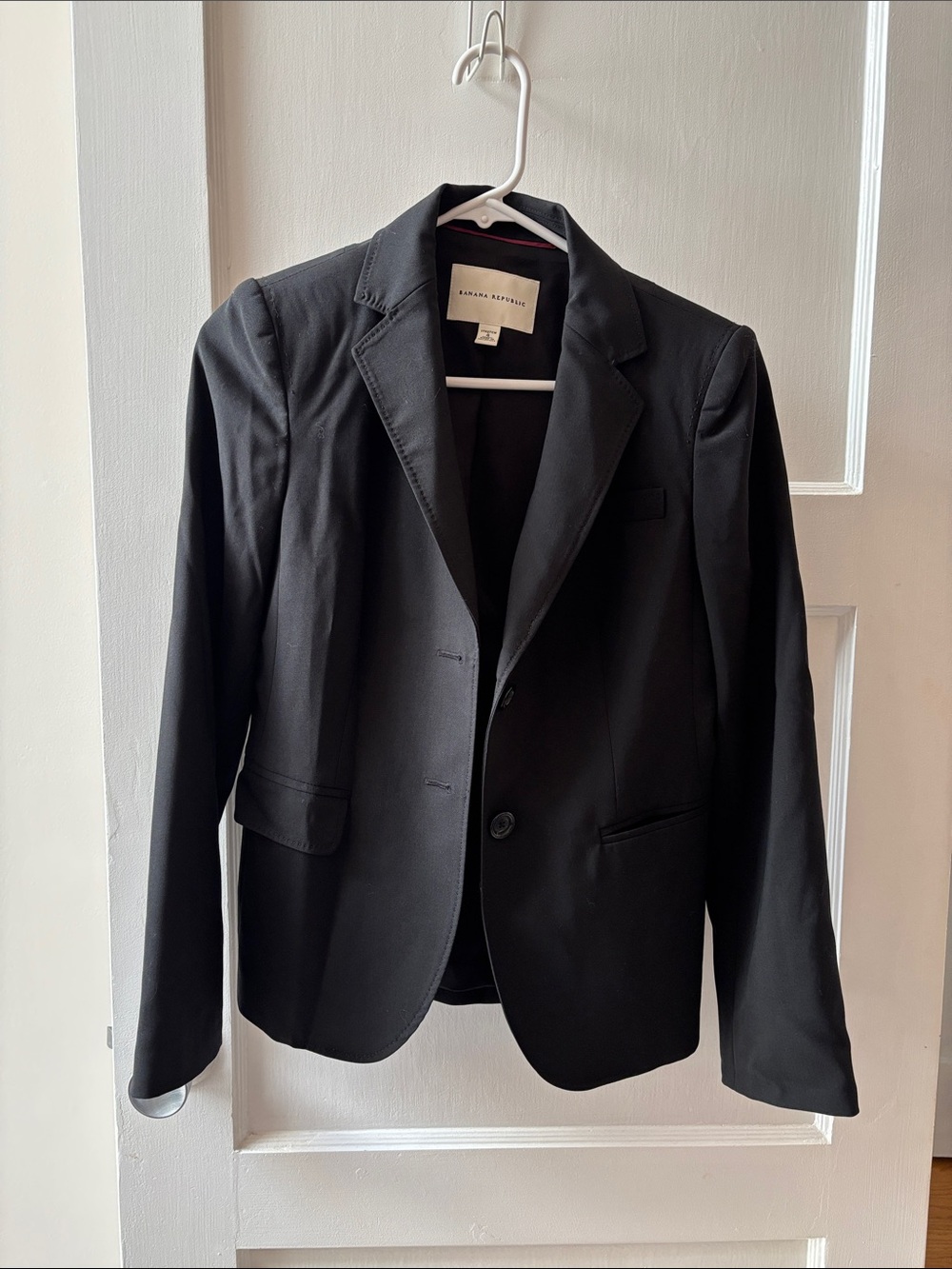 Banana Republic Women’s Black Two-Button Blazer
